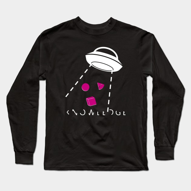 KNOWLEDGE (SPLASH) Long Sleeve T-Shirt by NoirPineapple